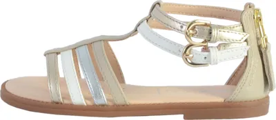 Produktbild von Geox Karly Kinderschuhe Mädchen Sandaletten Sandalette Beige Freizeit, Schuhgröße:35 EU