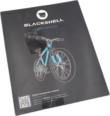 Immagine prodotto di Pellicola protettiva per biciclette Blackshell – Set di 21 adesivi per biciclette – Protezione per telaio