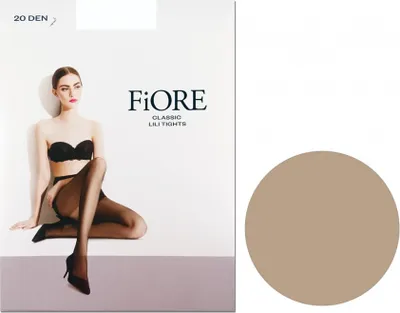 Immagine prodotto di Collant donna liscio Fiore Lili 20 den sand 6