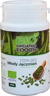 Obrázok produktu pre ŠŤAVA MLADÉHO JAČMEŇA (500 mg) 560 TABLETY -BIO POTRAVINY