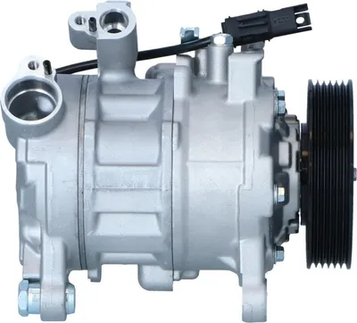 Image de Compresseur Climatisation avec poulie à courroie trapézoïdale 110mm NRF pour BMW 3