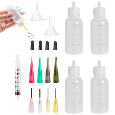 19er-Set Flüssigkeitsspenderflaschen 30 ml mit Nadeln