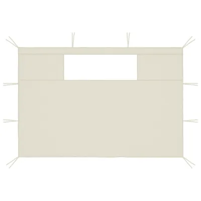 Immagine prodotto di Pareti con Finestre per Gazebo 2 pz Crema