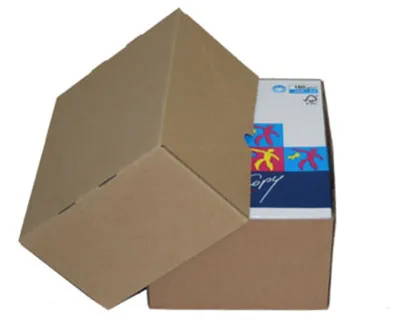 Produktbild von 3x Stülpdeckelkarton aus Wellpappe LARGE für Din A4 305x215x150-(270)mm