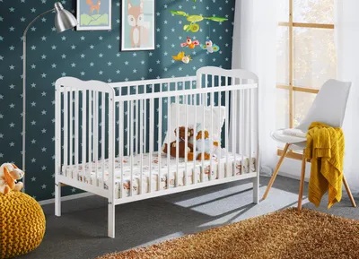 Immagine prodotto di Lettino per bebè FINA - 60x120, bianco