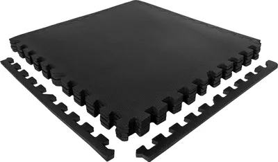 Produktbild von VirtuFit Fitness-Puzzlematte 12-teilig 240 x 180 cm EVA-Schaum Schwarz