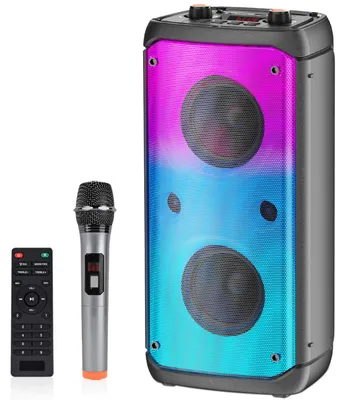 Productafbeelding van Bluetooth-luidspreker, 80 watt, draadloos, TWS, draagbare luidspreker voor feesten