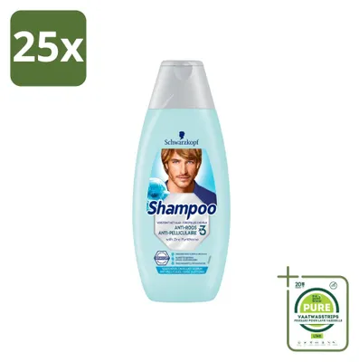 Produktbild von 25 x Schwarzkopf Anti-Schuppen Shampoo mit Aloe Vera - 400 ml - Großpackung - 25 Stücke