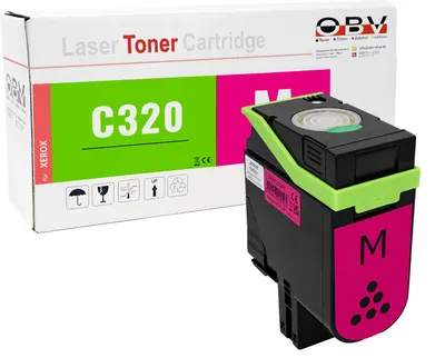Produktbild von Xerox C320 kompatibler Toner Magenta - C320 C320DN C320DNI C325DN C325DNI