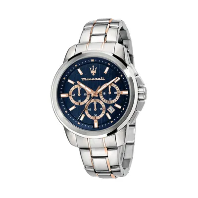 Produktbild von Maserati Edelstahl Uhr Chronograph SUCCESSO Herren silber ros? D2UMAR8873621008