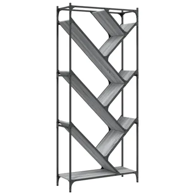 Zdjęcie produktu dla VidaXL 845434, Szary, Dąb, Metal, Drewno, 790 mm, 300 mm, 1800 mm
