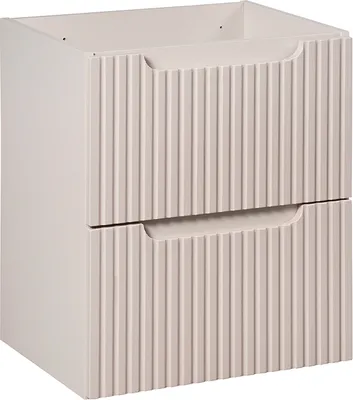 Produktbild von Waschtischunterschrank 50cm Riva mit 2 Schubladen, Kaschmir