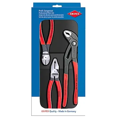Image de 3 pcs. Jeu de pinces électriques Knipex 00 20 10