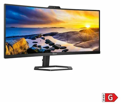 Produktbild von Philips 5000 series 34E1C5600HE/00, 86,4 cm (34"), 3440 x 1440 Pixel, 4K Ultra HD, LED, 4 ms, Schwarz