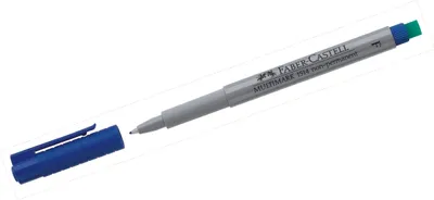 Immagine prodotto di FABER-CASTELL Marker Multimark non-perm. F blau 10Stk