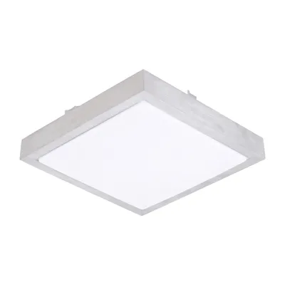 Obrázek produktu pro Stropní svítidlo MasterLED 18 W 1260 lm 32 x 32 cm neutrální bílá 4000 K IP44 Stropní svítidlo čtvercové stříbrné Svítidlo do koupelny