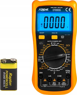 Obrázek produktu pro Digitální Multimetr Lcd Strom Spannung Měřič Teploty Univerzální