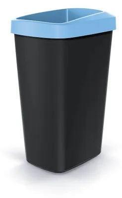 Zdjęcie produktu dla Kosz na śmieci Prosperplast COMPACTA Q DROP – pojemność: 45 l, kolor: jasnoniebieski