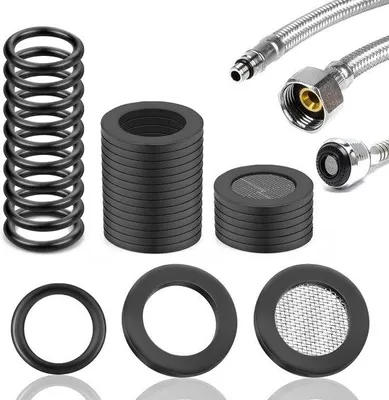 Produktbild von Dichtungsset 1/2 Zoll, 30 Teile, 14 Platten, 10 O-Ringe 16 mm, 6 Filternetze