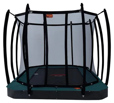 Produktbild von Avyna Trampolin FlatLevel 520x305 (352) mit Netz | Grün