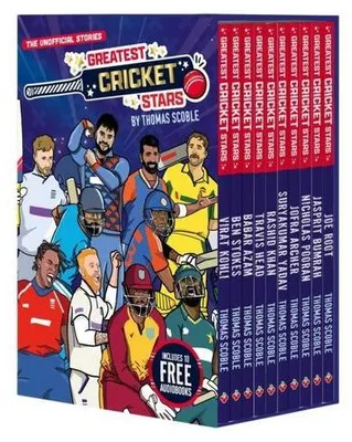 Image de La collection de 10 livres « Les plus grandes stars du cricket »