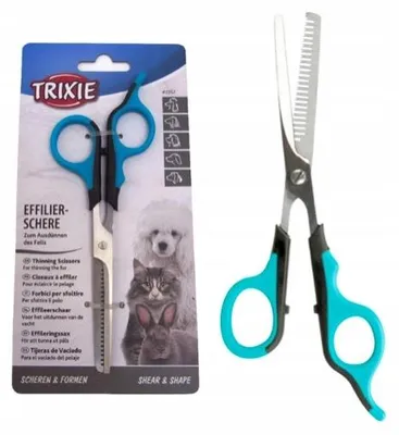 Produktbild von TRIXIE Trimm-Scheren einseitig 18 cm für Hunde