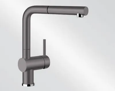 Zdjęcie produktu dla BLANCO LINUS-S, Szary, Uchwyt, Pojedyńczy, Ceramika, 140°, G3/8