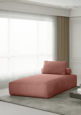Produktbild von Chaiselongue Sezlong Liege CELES in Stoff Scala Koralle