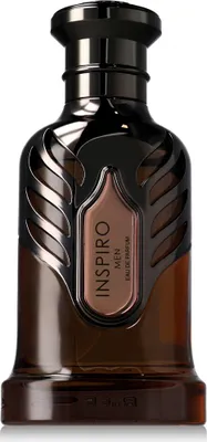 A studio shot of a men's perfume bottle.