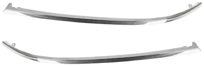 Image de Enjoliveurs de phares CHROME pour Audi A6 C5 97-01, gauche + droite, lot de 2 pièces