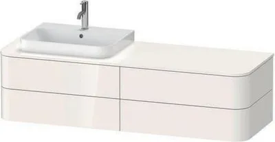 Produktbild von Konsolenunterschrank HAPPY D.2 PLUS 408x1600x550mm f Aufsatzbecken Happy D. Becken links taupe supermatt