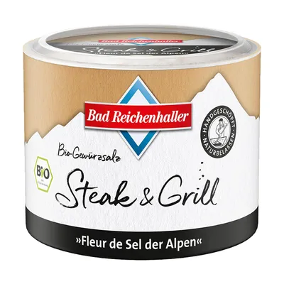 Produktbild von Alpensaline Edles Alpensalz Steak & Grill 90g Dose