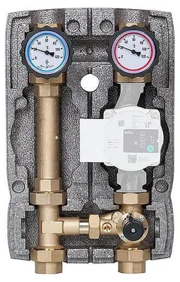 Produktbild von Evenes Heizkreisset Easyflow DN25 R1" mit Isolierung 3-Wege-Mischer Pumpengruppe