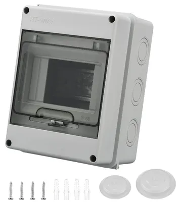 Immagine prodotto di Quadro di distribuzione a parete, scatola di fusibili impermeabile IP65, a 1 fila per 5 moduli