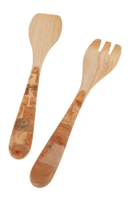 Obrázek produktu pro Salátové servery Redecker z olejovaného jasanového/jalovcového dřeva 27 cm