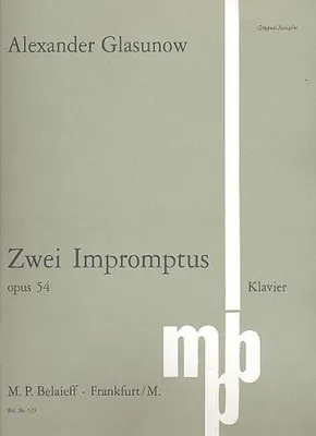 Produktbild von Zwei Impromptus op. 54