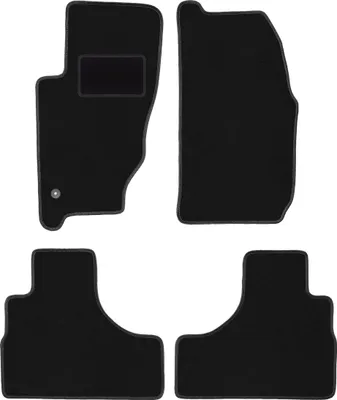 Produktbild von Schwarze Velours-Fußmatten für: Jeep Cherokee Liberty KJ Offroad (2002-2007)