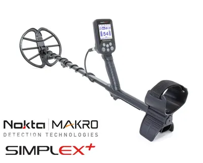 Produktbild von Nokta Makro Simplex+ mit DD-Suchspule Metalldetektor
