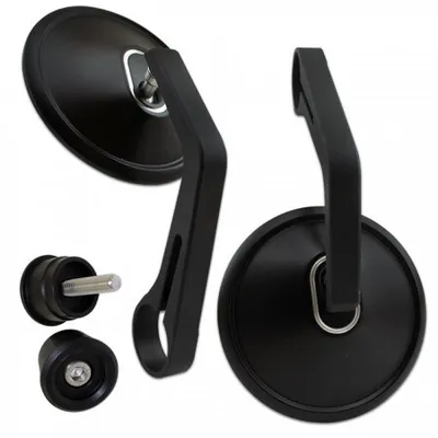 Produktbild von Lenkerendenspiegel PRO 5 Alu schwarz M8