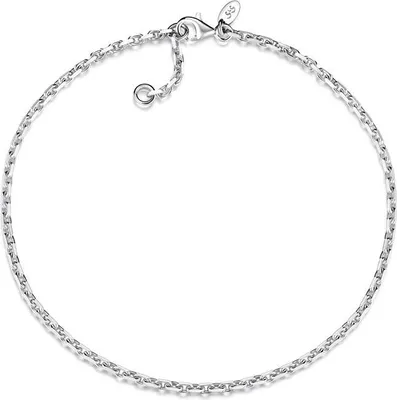 Produktbild von SILBERKETTEN STORE Ankerketten Fußkette 2mm - 925 Silber, Länge wählbar von 23-30cm - 30cm