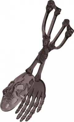 Produktbild von Skelett Salatbesteck & Gebäckzange 28 cm