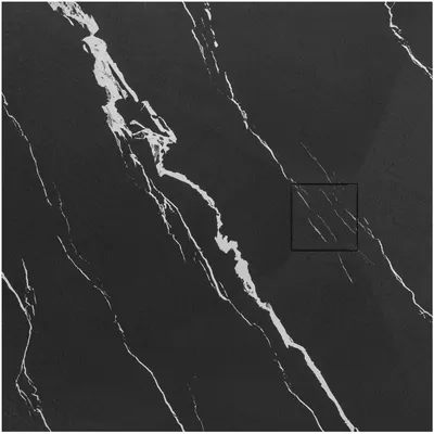 Immagine prodotto di Piatto Doccia Rea Magnum Carrara Black 90X90