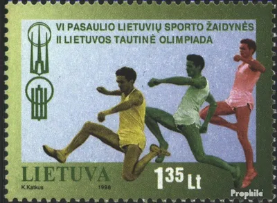 Produktbild von Briefmarken Litauen 1998 Mi 669 (kompl.Ausg.) postfrisch Sportspiele