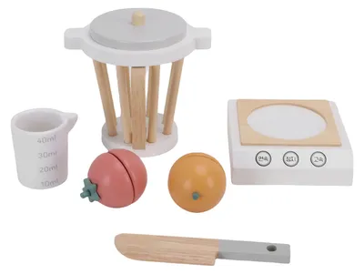 Zdjęcie produktu dla Drewniany blender do smoothie, zabawka do krojenia owoców, sokowirówka, zabawka, jedzenie, zabawa, akcesoria kuchenne dla chłopców i dziewczynek
