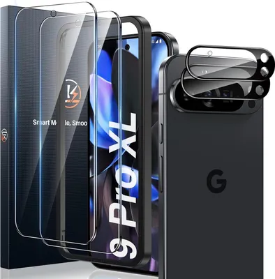 Obrázok produktu pre Pancierové ochranné sklo pre Google Pixel 9 Pro XL s 2 ochrannými fóliami a ochranou fotoaparátu