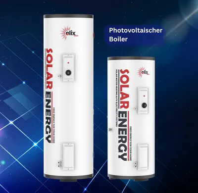 Produktbild von Elix Warmwasserspeicher 200 L – PV Direktanschluss, DC 1500 W, automatische Umschaltung auf 230 V