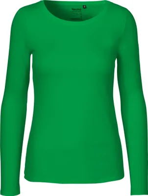 Produktbild von Neutral O81050 | Damen Long Sleeve T-Shirt / 100% Fairtrade-Baumwolle - Farbe: Green - Größe: L
