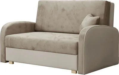 Produktbild von MIRJAN24 Schlafsofa Viva Soft II, Stilvoll Polstersofa, Polstersofa mit Schlaffunktion und Bettkasten (Farbe: Mono 232 + Sorriso 5)