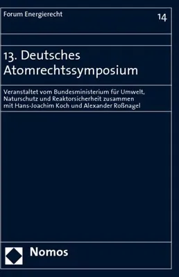 Produktbild von 13. Deutsches Atomrechtssymposium