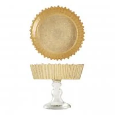 Immagine prodotto di H&H Alzata Celebration Oro Cm 15